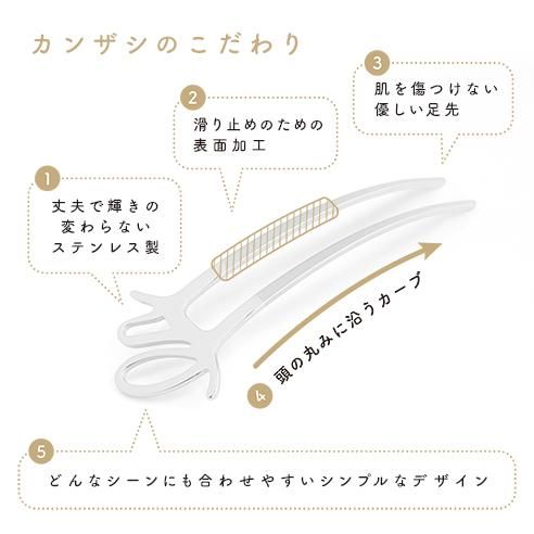カンザシのこだわり