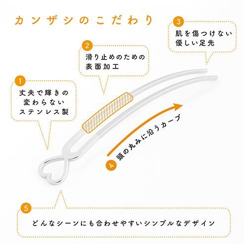 カンザシのこだわり