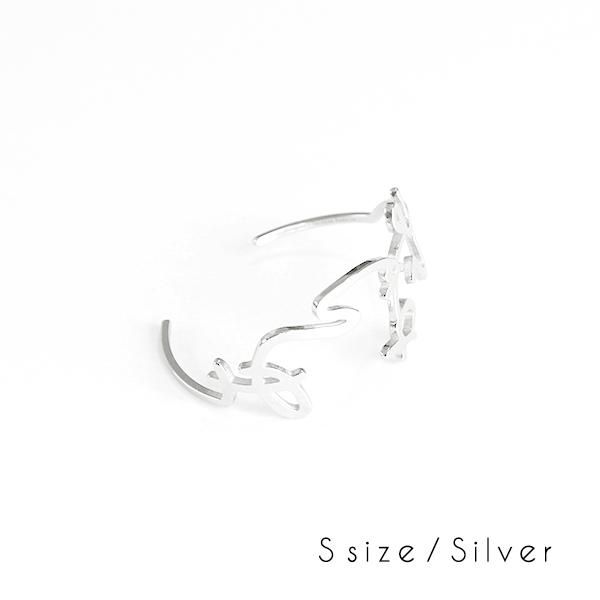 hiragana BANGLE ふじさん - Silver / 2size - 三代目板金屋