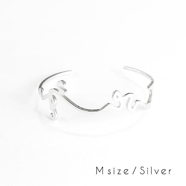 hiragana BANGLE ふじさん - Silver / 2size - 三代目板金屋 hiragana BANGLE ふじさん - Silver / 2size - 三代目板金屋