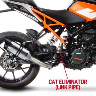 KTM RC125 2017 - 2020 LEOVINCE CAT ELIMINATOR (LINK PIPE)