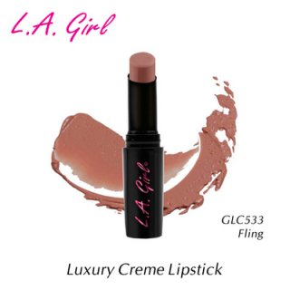 ?アンジーのようなベージュのリップ?　GLC533　Fling　 L.A.girl Luxury Creme Lipstick