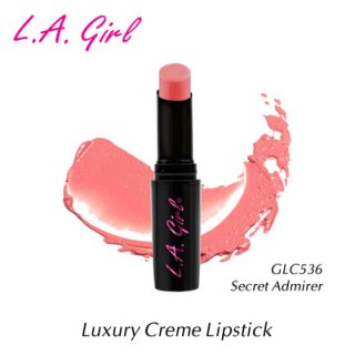 ?ゴージャスで可愛いコーラルピンク?　GLC536　Secret Admirer　 L.A.girl Luxury Creme Lipstick