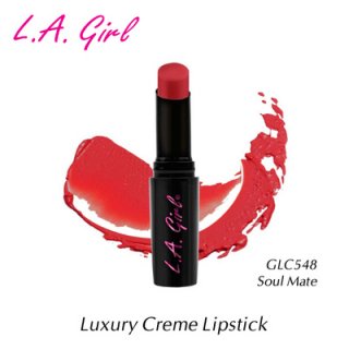 ?美しい赤口紅?　GLC548　Soul Mate　 L.A.girl Luxury Creme Lipstick