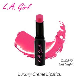 ?色黒さんはこちらのピンクの口紅がオススメ?　GLC540　Last Night　 L.A.girl Luxury Creme Lipstick
