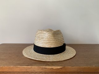straw fedora hat