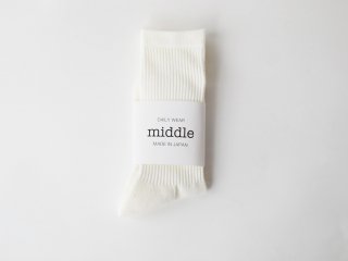 crew socks / WHITE