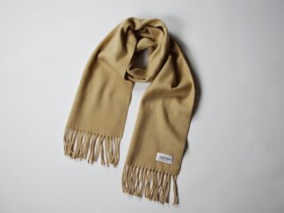 wool cashmere muffler  /  BEIGE