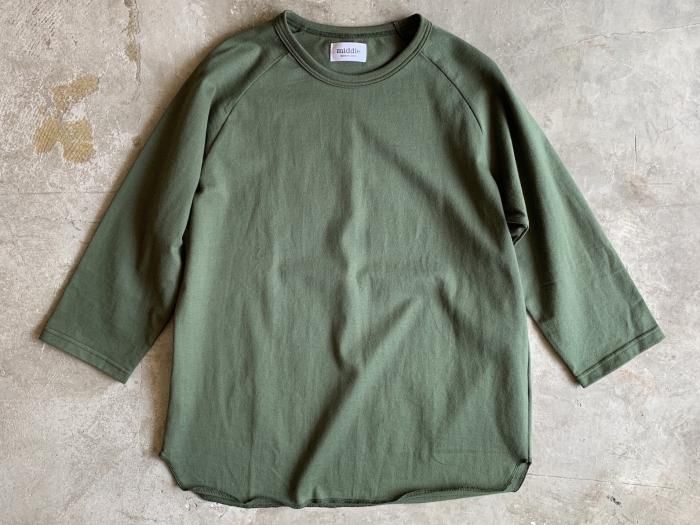 baseball t-shirt /  DARK GREEN