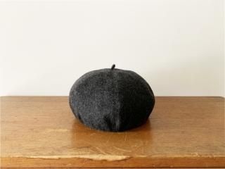 kids wool beret /GREY