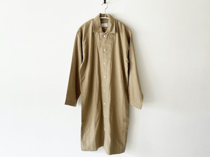 double gauze long pajamas / KHAKI