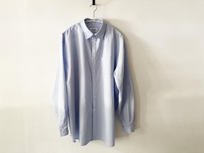 cotton atelier shirt /  SAX