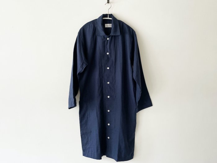 double gauze long pajamas / NAVY