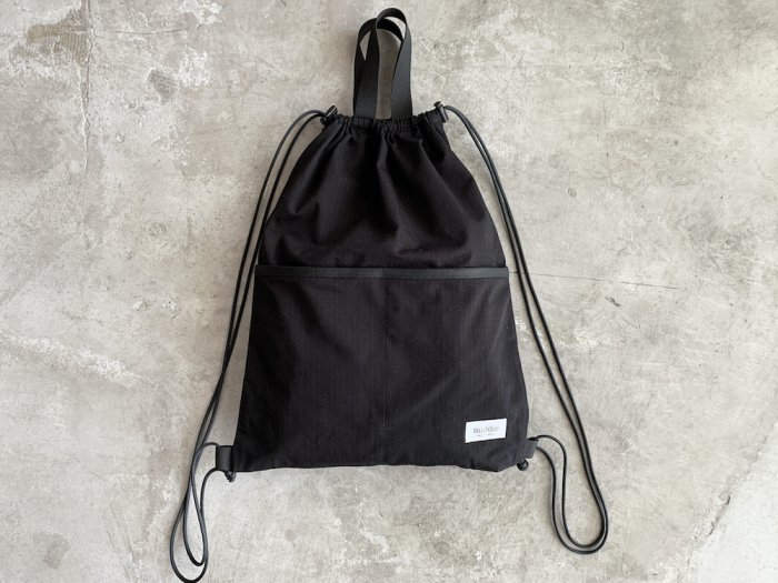 rip-stop knapsack /BLACK