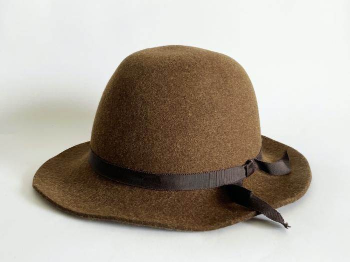 wool crusher hat / KHAKI