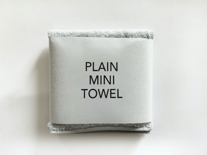 plain mini towel / B GREY