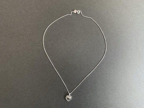 Navajo Silver Heart Necklace