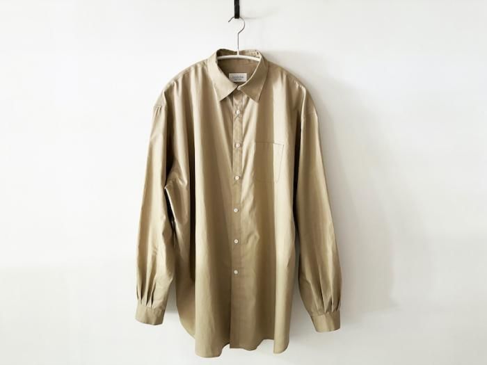 cotton atelier shirt /  BEIGE