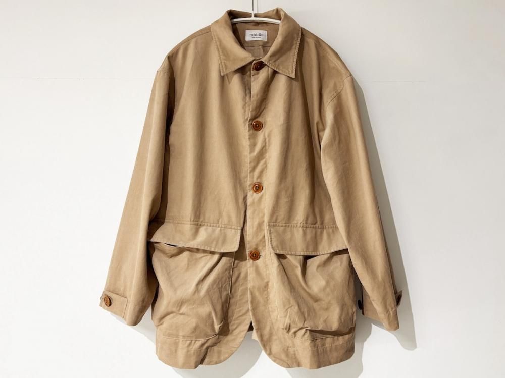 <img class='new_mark_img1' src='https://img.shop-pro.jp/img/new/icons8.gif' style='border:none;display:inline;margin:0px;padding:0px;width:auto;' />corduroy hunting jacket  / BEIGE