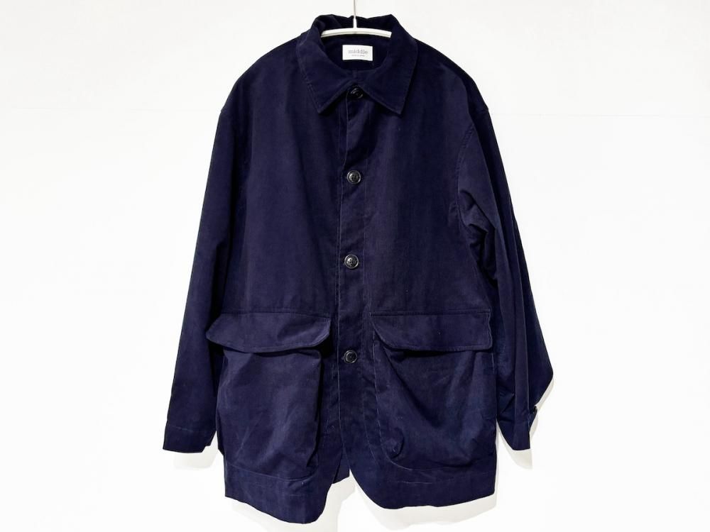 <img class='new_mark_img1' src='https://img.shop-pro.jp/img/new/icons8.gif' style='border:none;display:inline;margin:0px;padding:0px;width:auto;' />corduroy hunting jacket  / NAVY