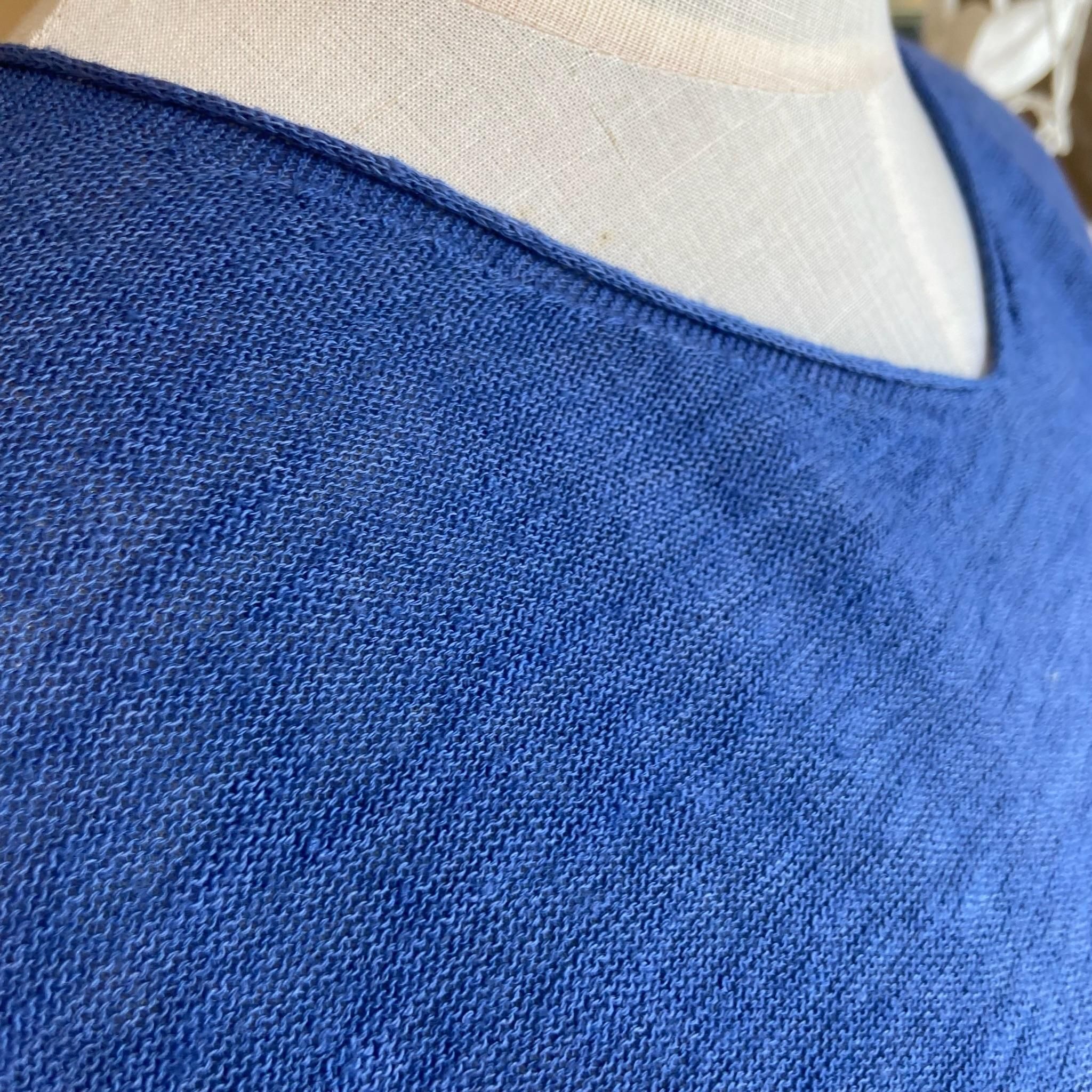 プリスティン エリシルクVネック|オーガニックコットン