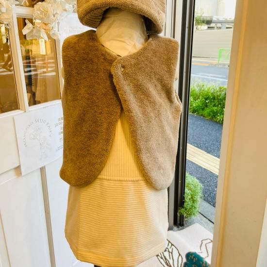 プリスティン|ヤクフェイクファーベスト - Organic Place 成城