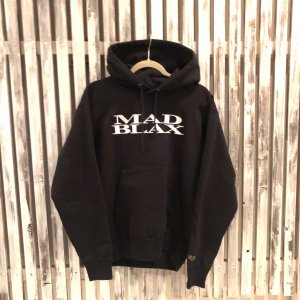 MAD BLAX Embroidery hoodie(Black)