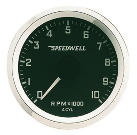 SPEEDWELL タコメーター（10000rpm ８０φ） SPEEDWELL 10000回転 タコ 