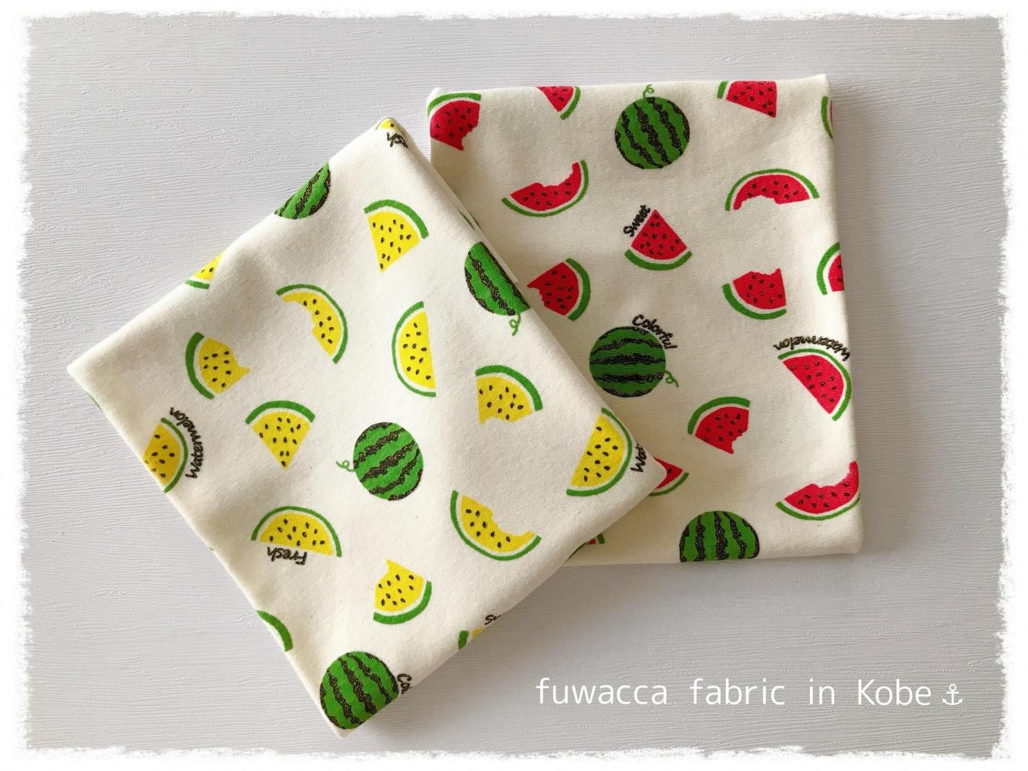 ★SALE★スムース天竺fishアイスクリーム＊パッチハンカチ＊19×14 プリントハンカチ（ピンク）28406501A - MOOMIN SHOP