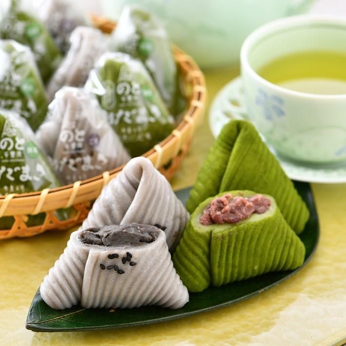 のと千里浜限定品】志賀胡麻＆宇治抹茶おだまき（各5個セット）