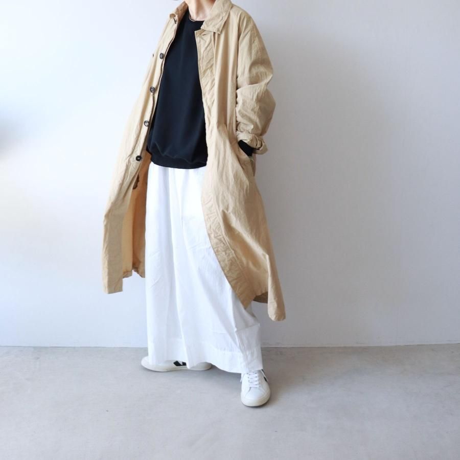 HTS（エイチティーエス）COTTON OVERDYE BALMACAAN COAT WITH BELT