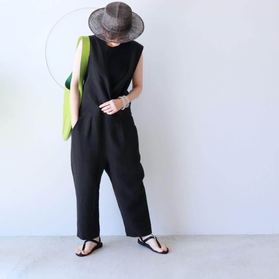ネストローブ ウール混カシュクールサロペット-