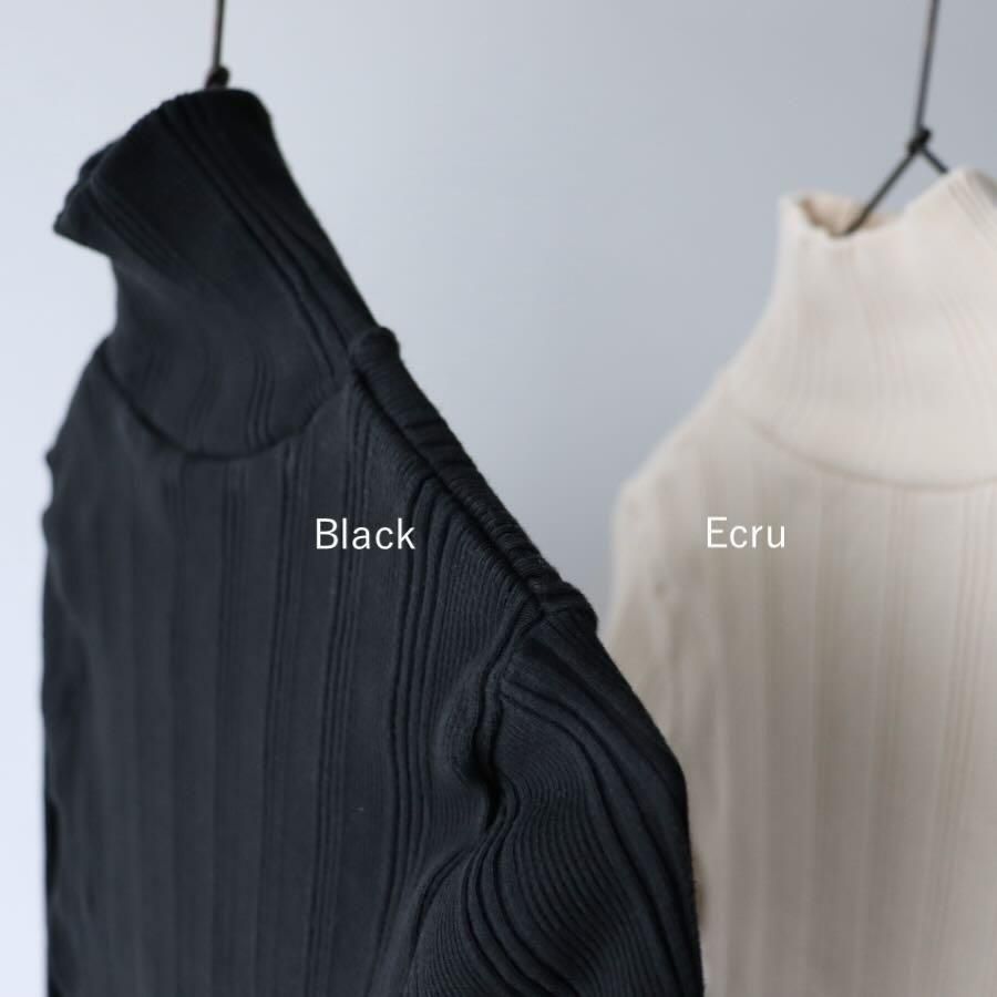 ohh! (オー) Cotton Silk Random Rib L/S Turtle ohh! (オー) Cotton Silk Random Rib L/S Turtle