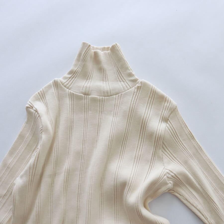 Ohh!コットンシルクランダムL/Sタートル Ohh!｜Cotton Silk Random Turtle L/S (ランダムリブ