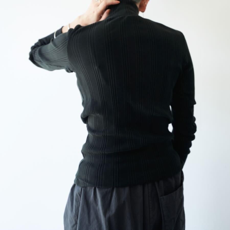 ohh! (オー) Cotton Silk Random Rib L/S Turtle ohh! (オー) Cotton Silk Random Rib L/S Turtle