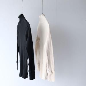 <img class='new_mark_img1' src='https://img.shop-pro.jp/img/new/icons13.gif' style='border:none;display:inline;margin:0px;padding:0px;width:auto;' /> Ohh! / Cotton Silk Random Rib L/S Turtle(2color)