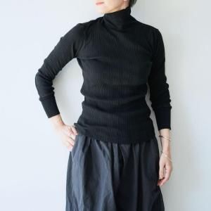 <img class='new_mark_img1' src='https://img.shop-pro.jp/img/new/icons13.gif' style='border:none;display:inline;margin:0px;padding:0px;width:auto;' /> Ohh! / Cotton Silk Random Rib L/S Turtle(4color)