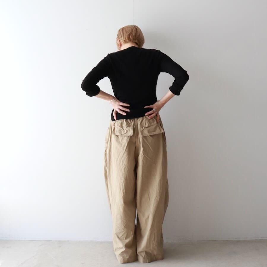 あゆ　 ヴェリテクール　コットンシルクワイドパンツ Veritecoeur（ヴェリテクール） コットンシルクパンツST-202
