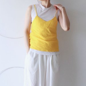 <img class='new_mark_img1' src='https://img.shop-pro.jp/img/new/icons13.gif' style='border:none;display:inline;margin:0px;padding:0px;width:auto;' />Dhal / CRL Gaba Camisole Vest(2color)