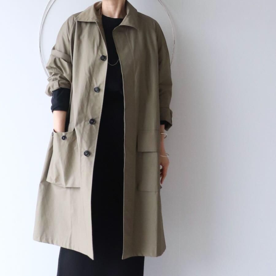 HTS(エイチティーエス)COTTON NYLON BALMACAAN COAT WITH HTS(エイチティーエス)COTTON NYLON BALMACAAN COAT WITH