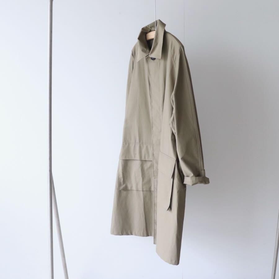 HTS(エイチティーエス)COTTON NYLON BALMACAAN COAT WITH HTS(エイチティーエス)COTTON NYLON BALMACAAN COAT WITH