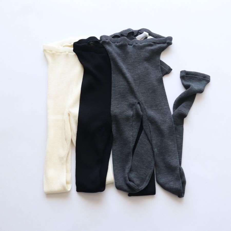 1dozen（イチダース）ウールシフォンリブレギンス