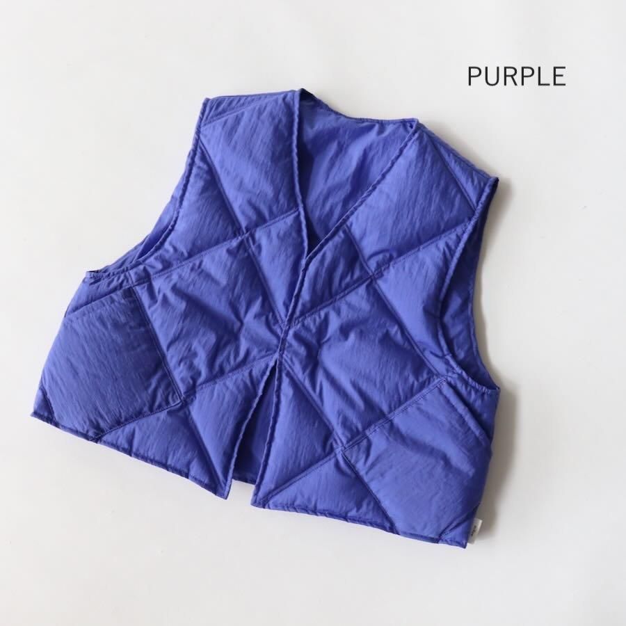 miffew（ミフュー）DOUBLE STITCH DOWN VEST