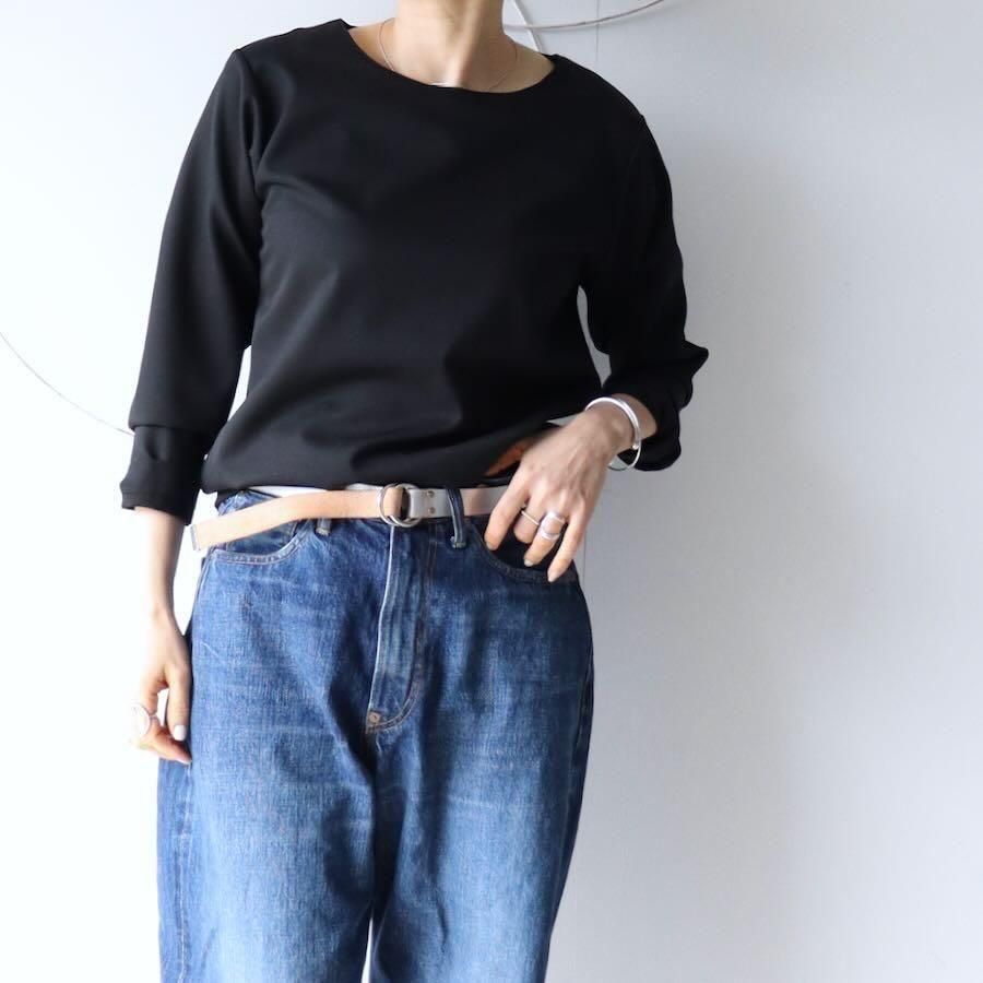 Dhal（ダル）Wool Gaba Crew shirt