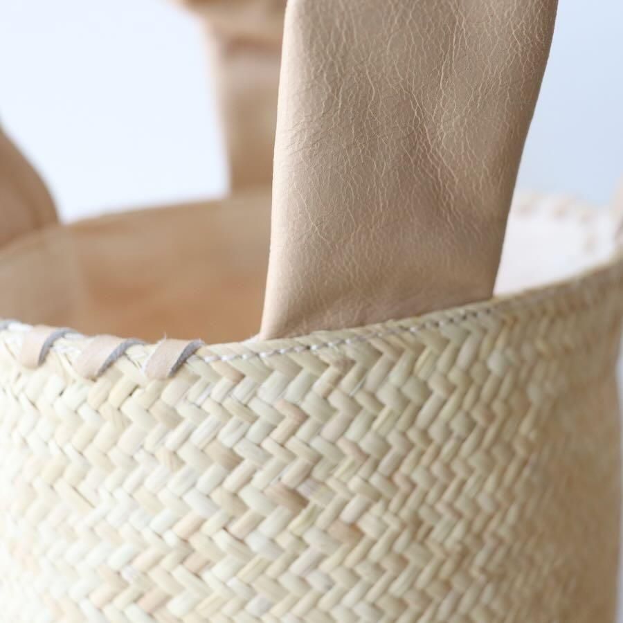 warang wayan ワランワヤン　カゴバッグ　ラタン /羊革/コットン warang wayan Basket bag - GEA -YAMAGATA | Sato Seni Co.Ltd