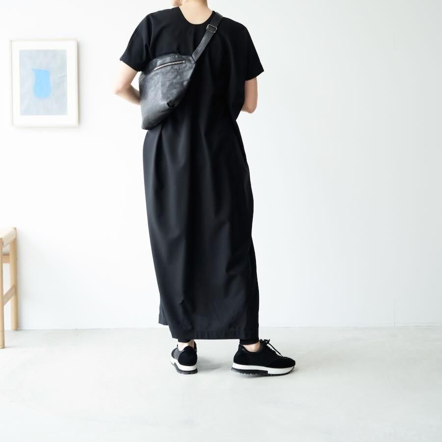 holk ワンピース dress black holk(ホーク)wool tropical dress long