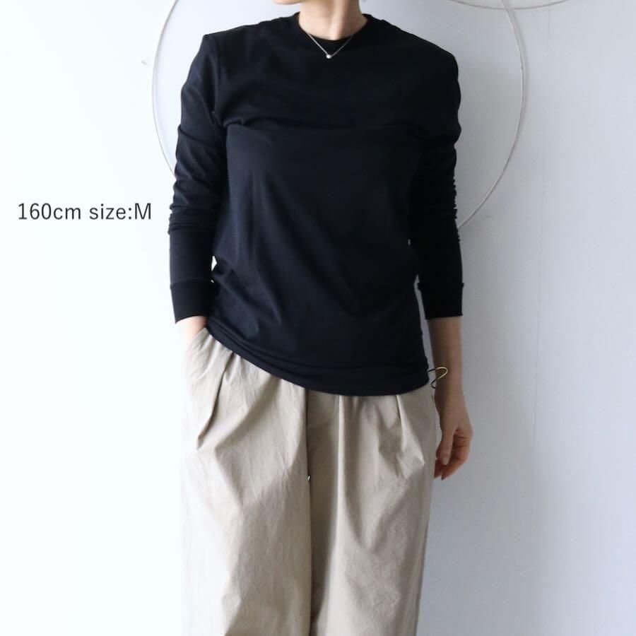 ALWEL HALF SLEEVE LONG T ブラック（サイズM） ALWEL HALF SLEEVE T | YOCA