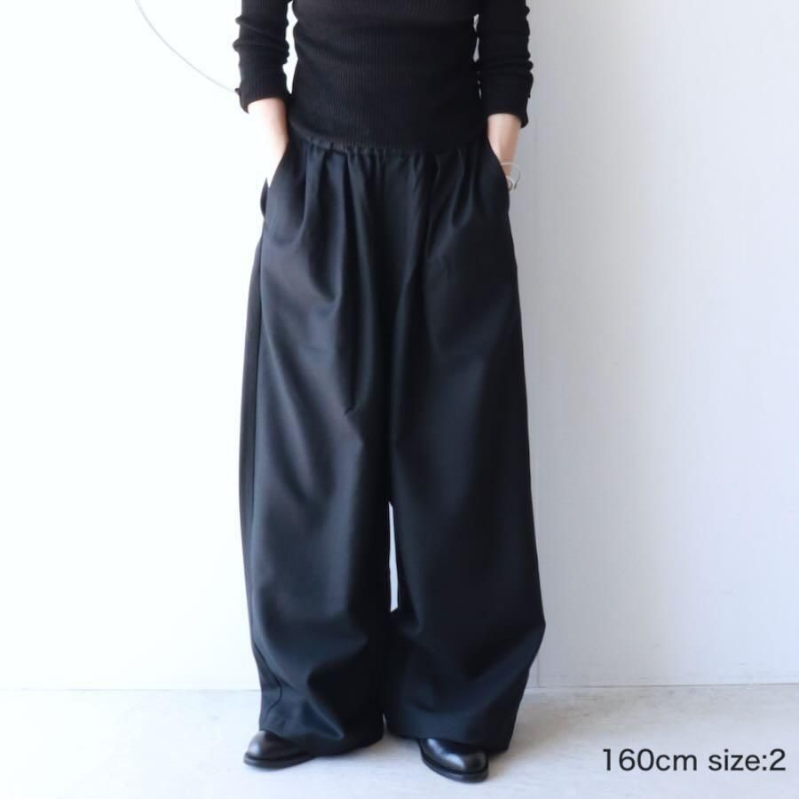 maison de soil HOMME（メゾンドソイルオム）WORSTED SERGE 2TUCK WIDE