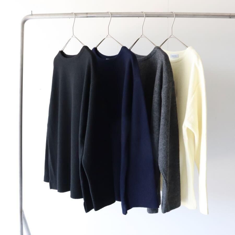 美品【ORDINARY FITS】 BASQUE KNIT ordinary fits（オーディナリーフィッツ）WOOL BASQUE KNIT