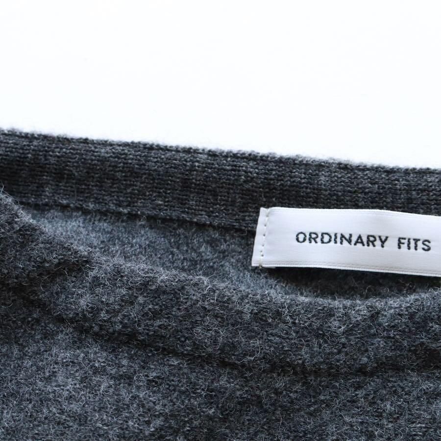 美品【ORDINARY FITS】 BASQUE KNIT ORDINARY FITS（オーディナリーフィッツ）KN007 BASQUE KNIT | c